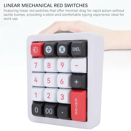 Mechanical Number Pad - Linear Mechanical Red Switch