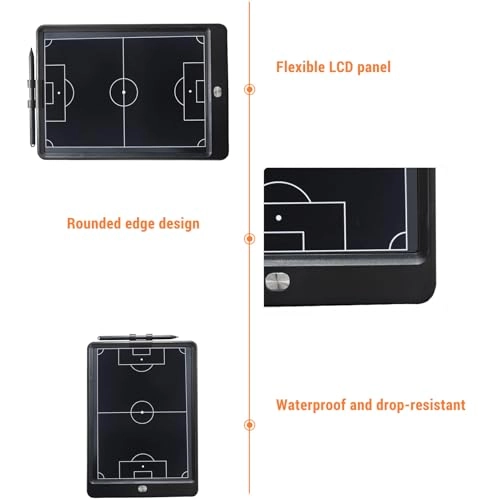 Electronic Football Coaching Board - 10-inch Flexible LCD 50000+ Writes