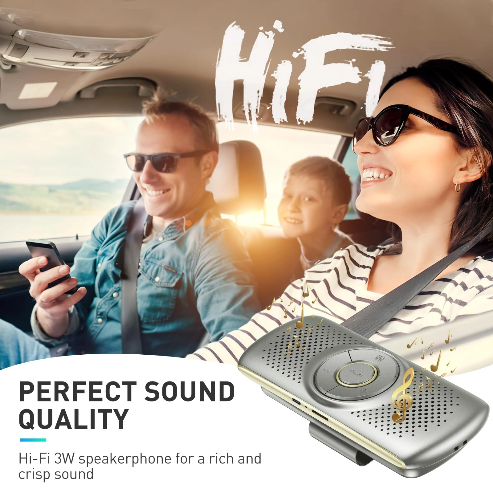 Car Speaker - Bluetooth 5.3 Wireless