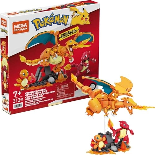 Charmander Evolution - 300 bricks 3 figures