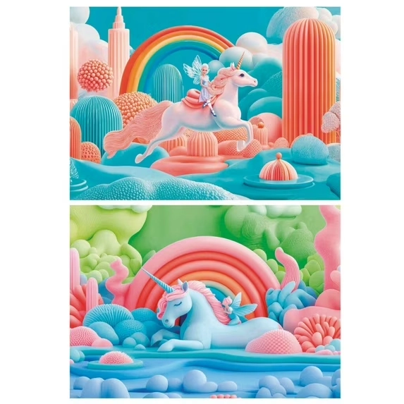 Magic Unicorns 2-in-1 Puzzle (20223) - 96 pcs