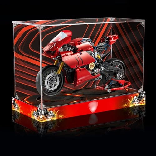 Protective Display Case for LEGO 42107 Motorbye - Acrylic