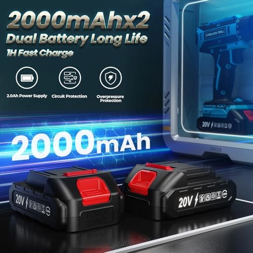 Drill Driver Battery - 2E+3 Milliamp Hours