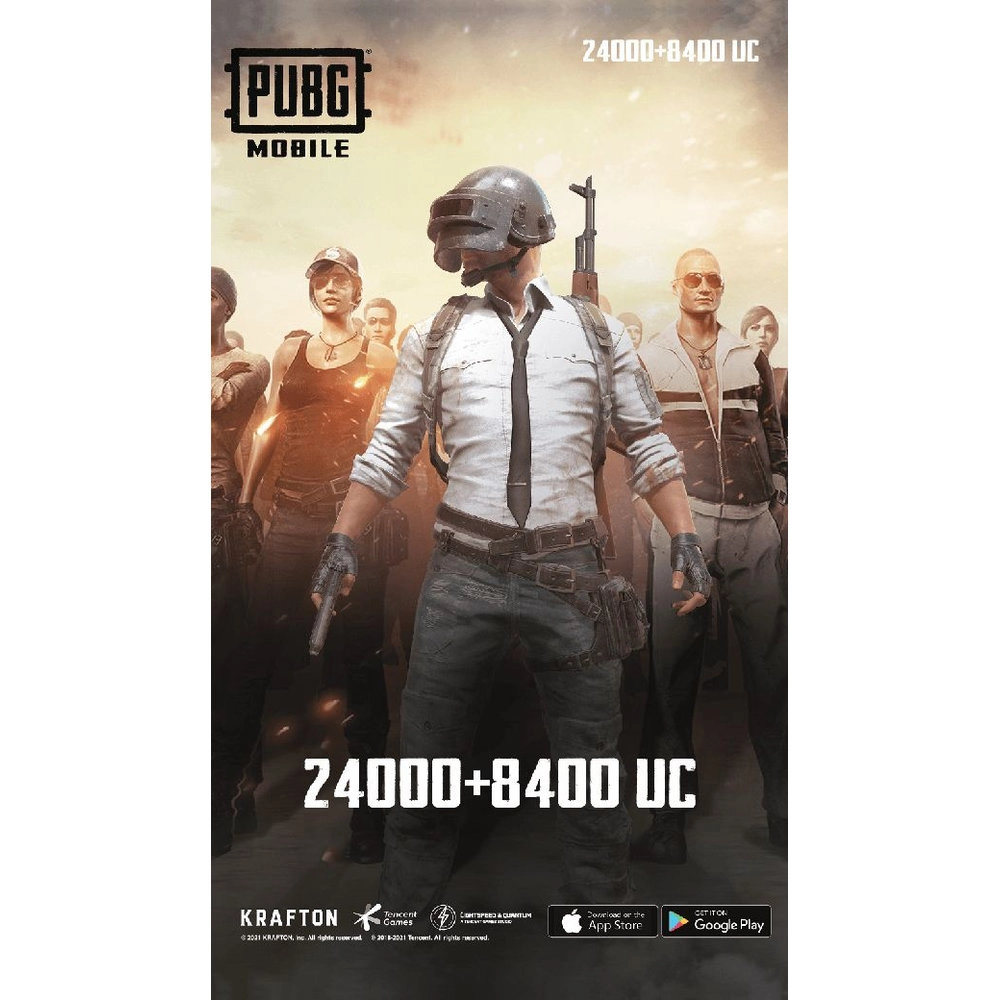 PUBG MOBILE Gift Card - 240000+8400Uc 400Usd