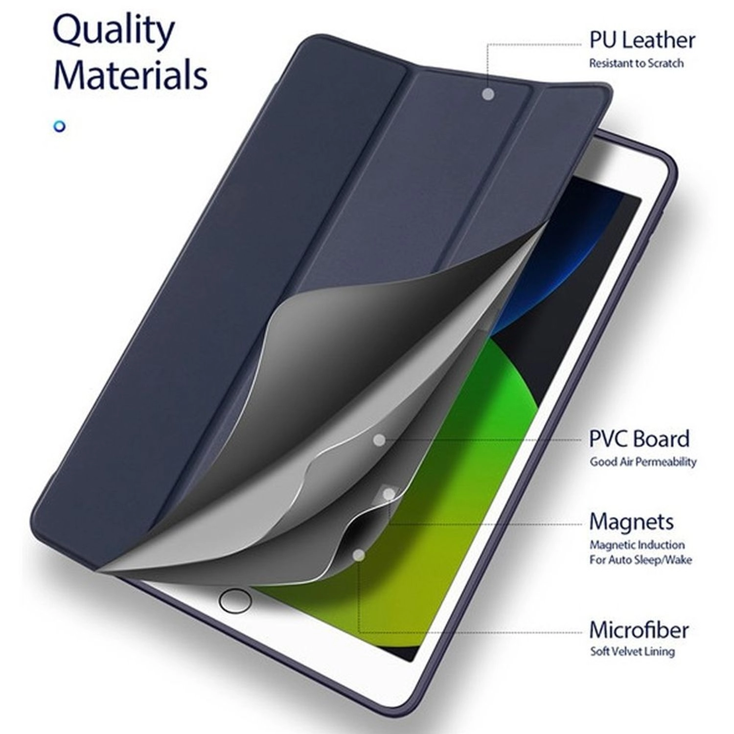 Back Case for iPad 7/8 10.2-inch