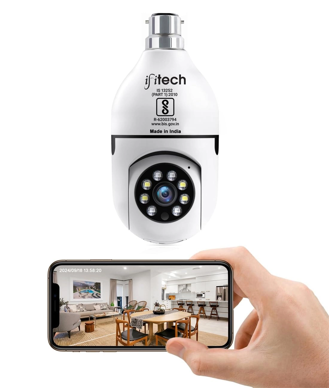 IFI Technology Pvt Ltd Bulb Camera (3MP)