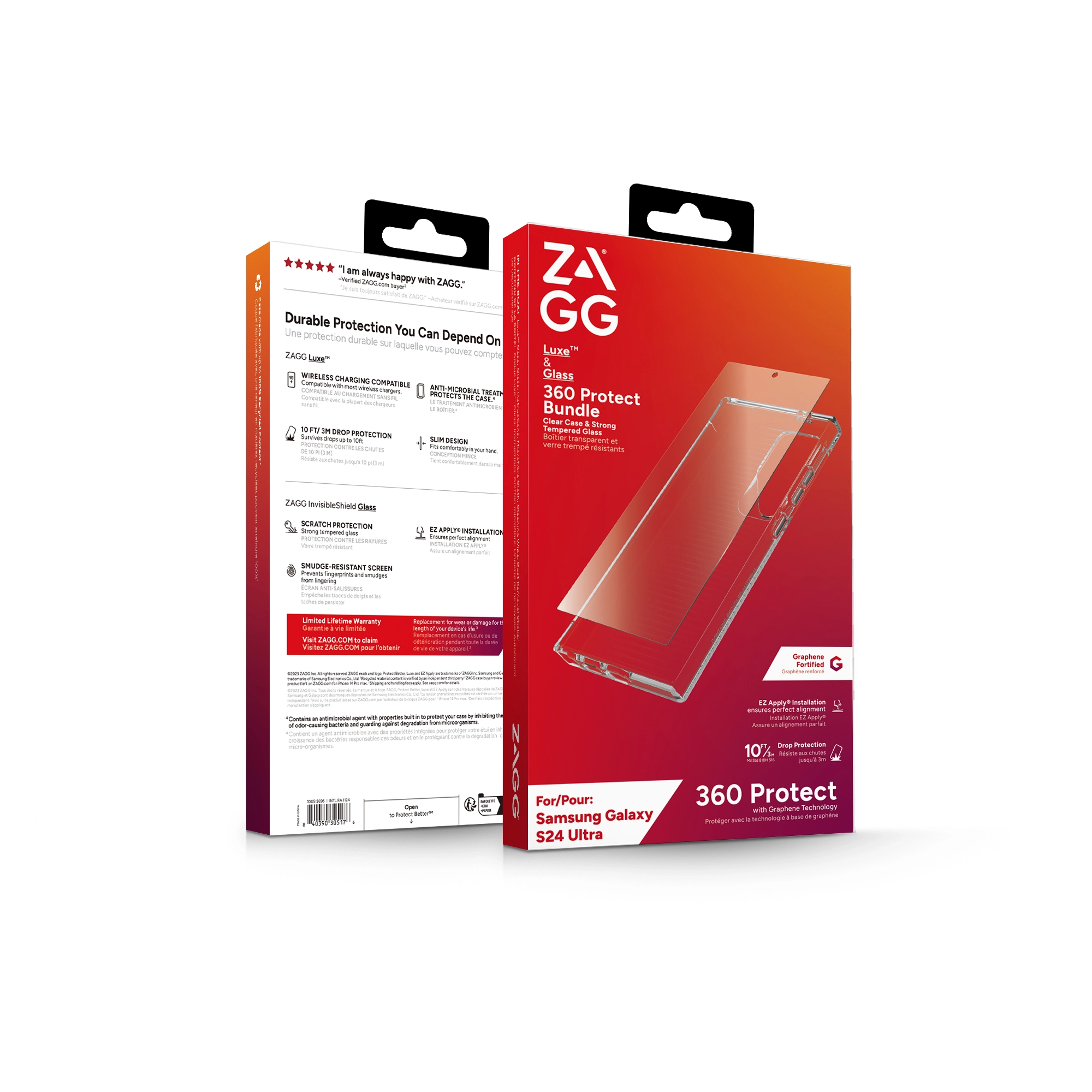 Luxe Case + Screen Protector for Galaxy S24 Ultra