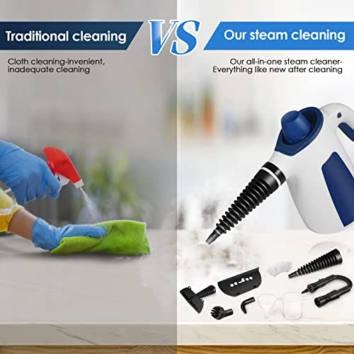 Handheld Pressurized Steam Cleaner Set