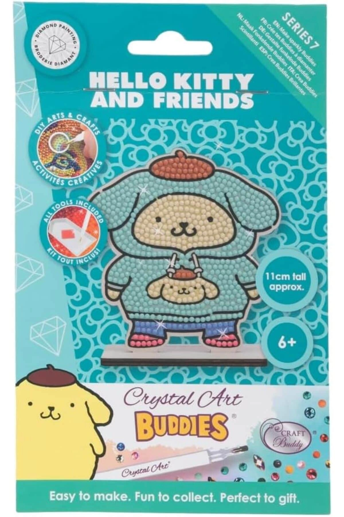 COLOR LAND CHILDRENS TOYS CENTER LLC Pompompurin Crystal Art Buddy - 6+ years