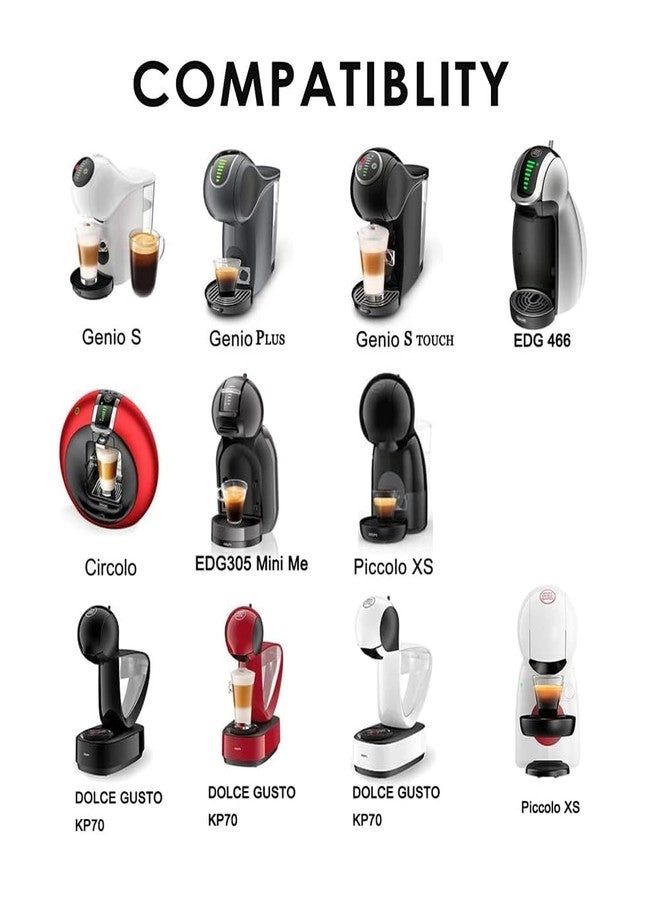 Reusable Coffee Adapter - Dol*e G*sto Refillable Converter Picc*lo XS/Genio S