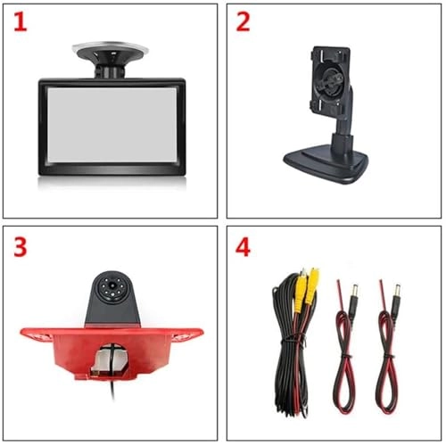 Rear View Camera Fisheye - Night vision Wired 1080P