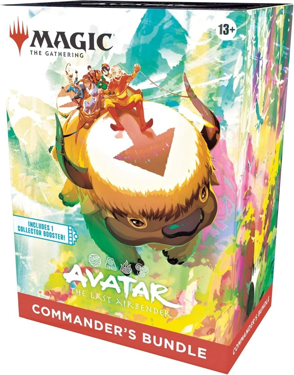 Magic: the Gathering Avatar: The Last Airbender Commander’s Bundle - 9 Play Boosters 1 Collector Booster 30 Lands