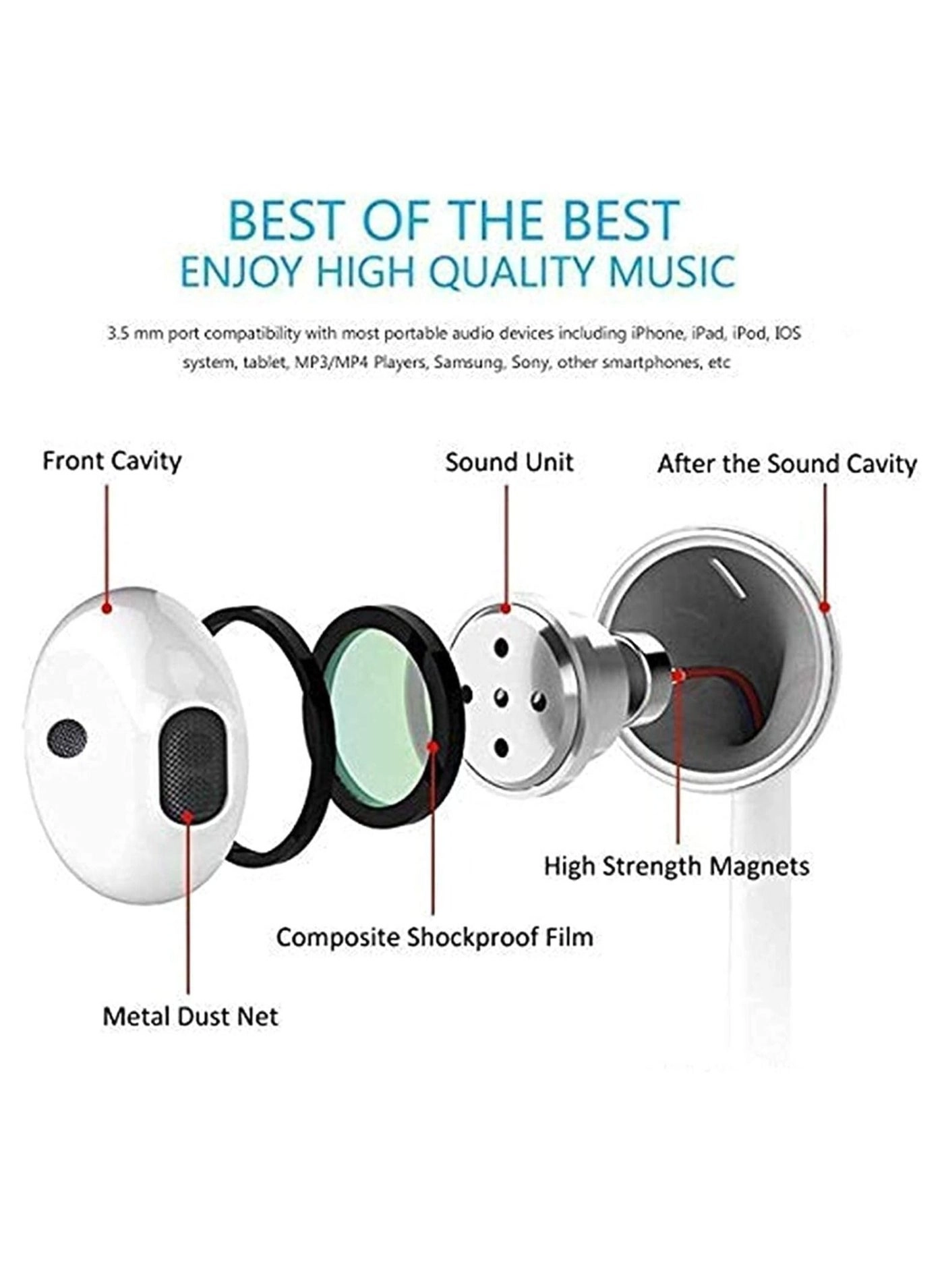 Lightning Headphone Wired Headset