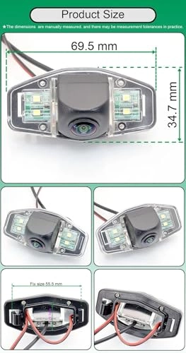 Rear View Camera - Night vision Wire AHD 720P