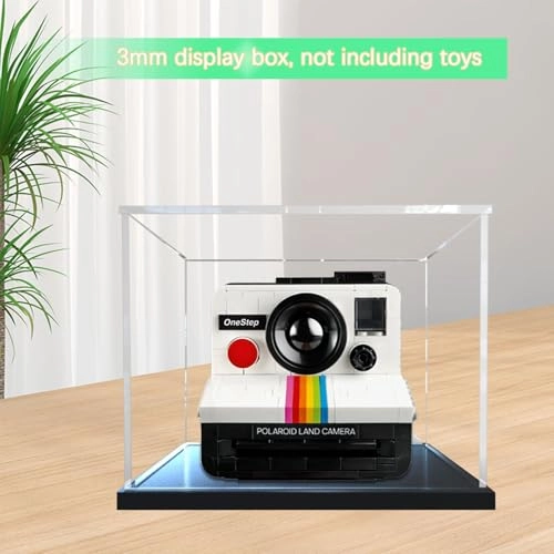 21345 Display Case - Acrylic Dustproof Black Base