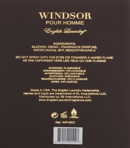 Windsor Pour Homme Eau de Parfum 3.4 Fl Oz