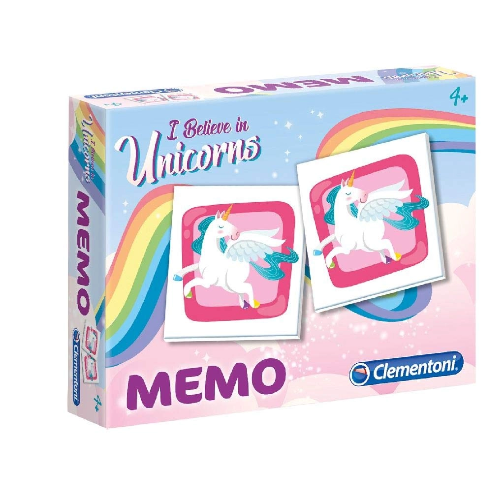 Clementoni Memo Pocket Unicorn - 48-72 months 48 pieces