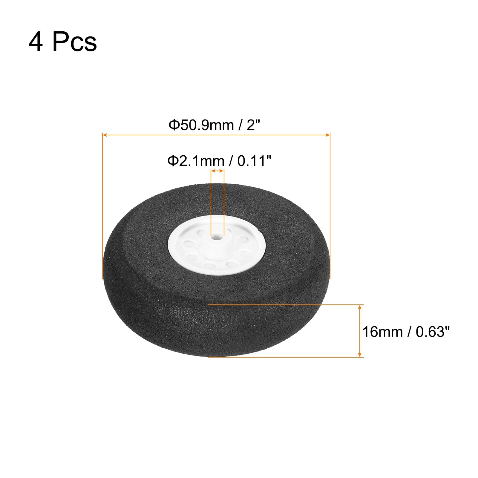 RC Airplane Wheels Set
