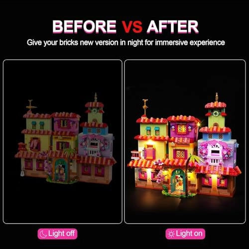 LED Light Kit for LEGO The Magical Madrigal House 43245