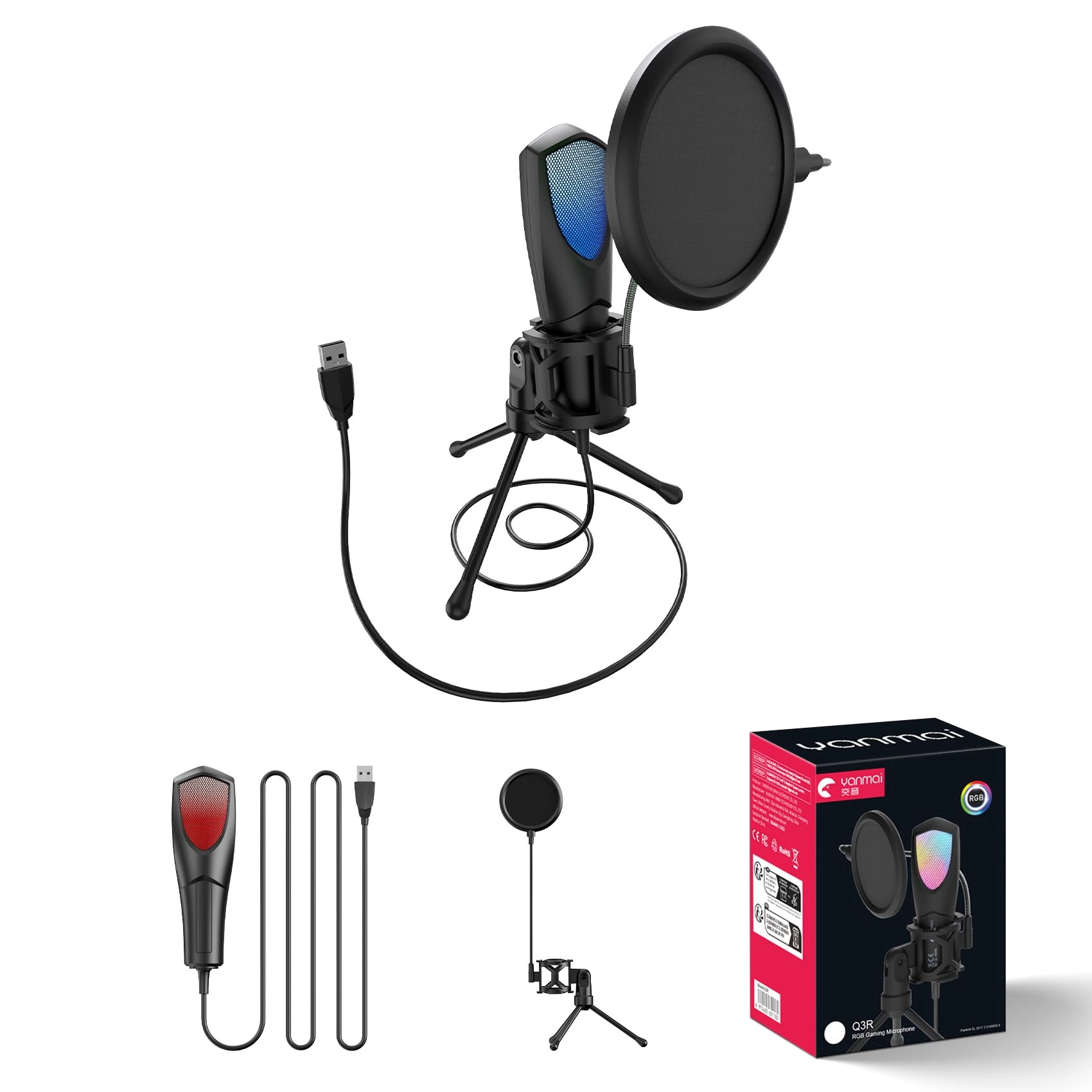 SF-777W USB+Wireless Microphone