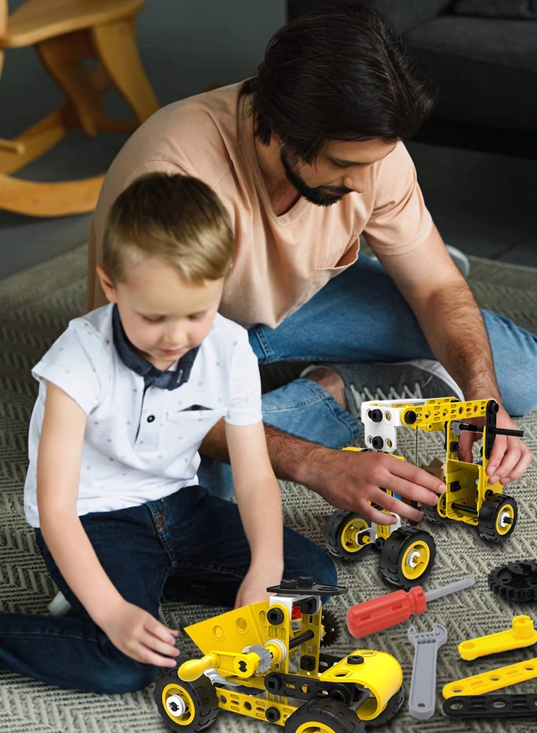 Construction Toys - 100 pcs