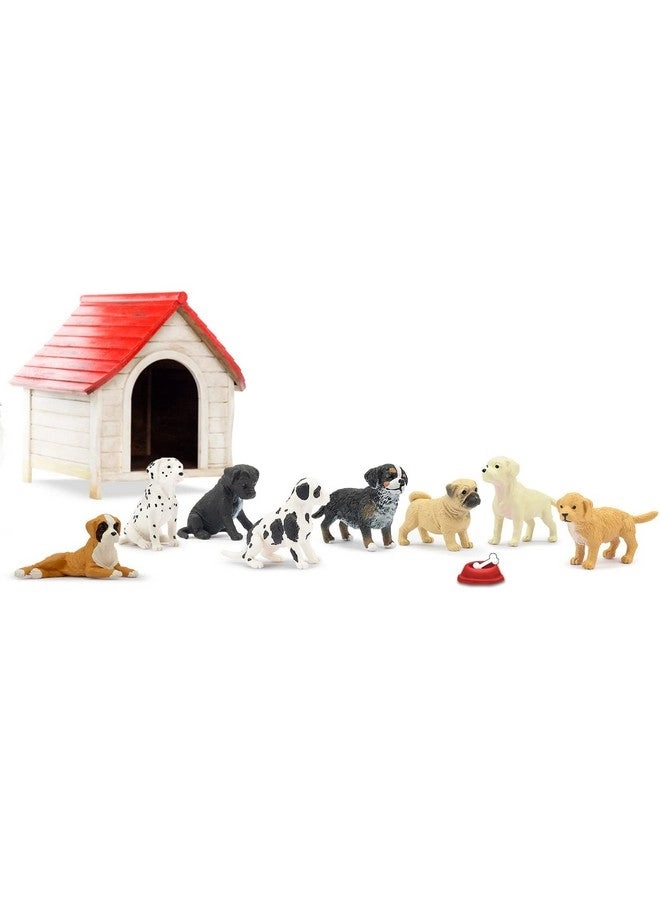 Mini Dog Figurines 12 pcs