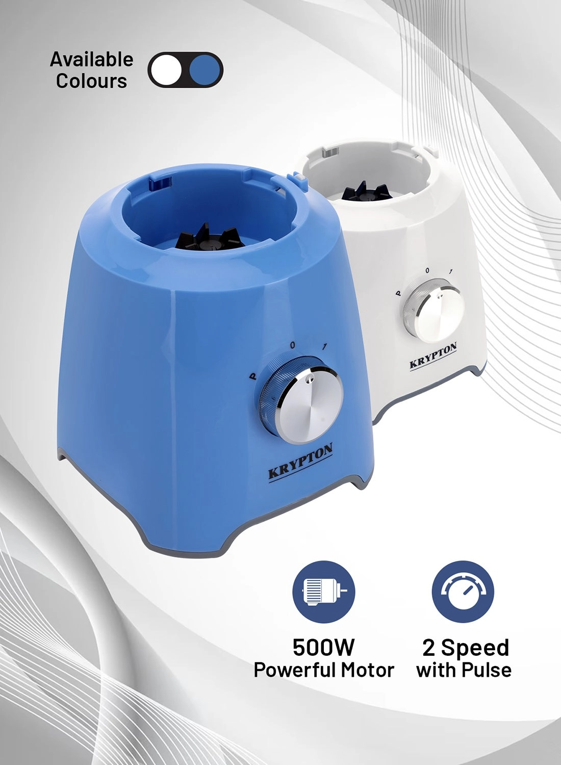 KNB6074 - 2-in-1 Unbreakable Jar Blue