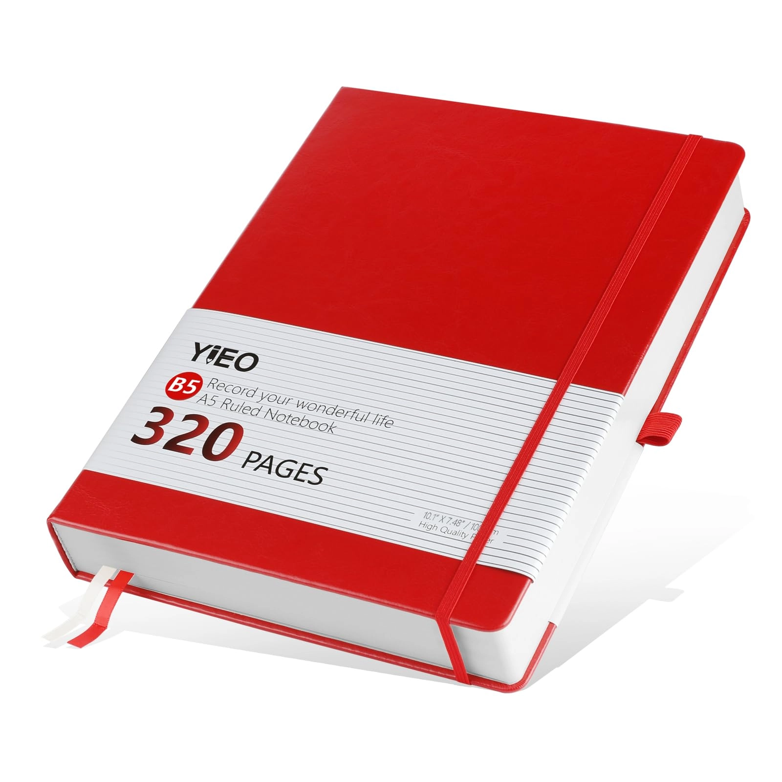 yieo Notebook B5 Hardcover - Lined 320 Pages