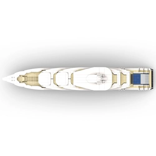 Mini Luxus Yacht - 1:200 Ship Construction Kit
