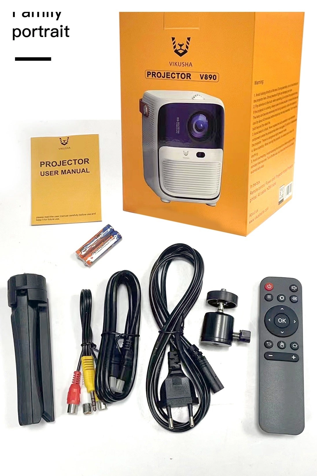 Video Projector 1000ANS lumens 1920*1080P