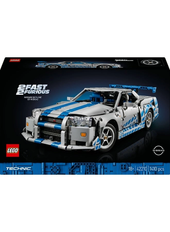 Fast & Furious Technic Nissan Skyline GT-R (R34) (42210)