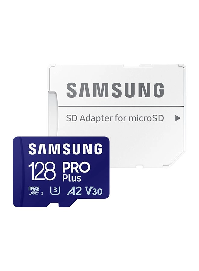 PRO Plus microSD Card - 128 GB + SD Adapter