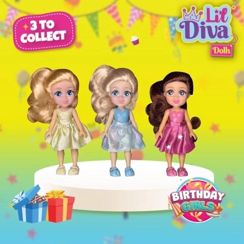 SOPHIA Fashion Doll - 6" Soft Movable Body Ages 3+