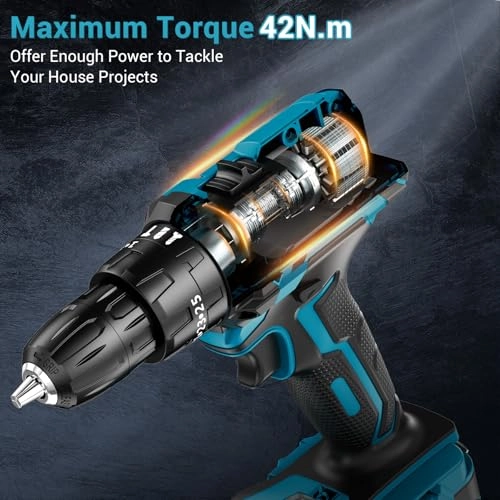 Hammer Drill - 2 x 2.0Ah