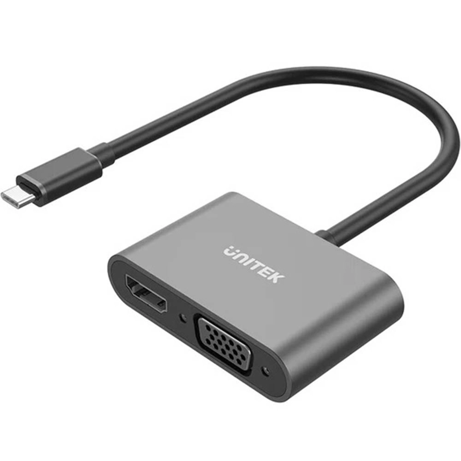 USB-C To HDMI And VGA Adapter - USB-C 4K@30Hz