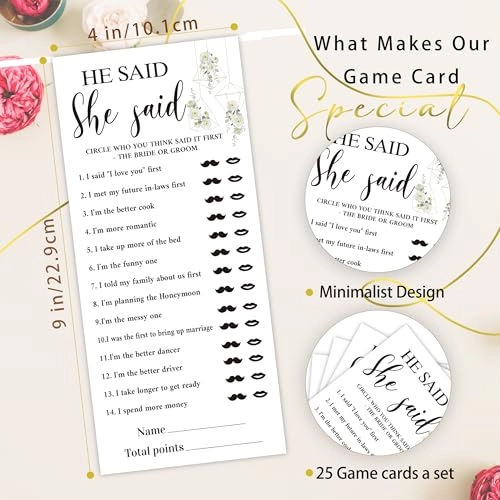 Who Knows The Bride Best - 25 piece(s) 16 years and up