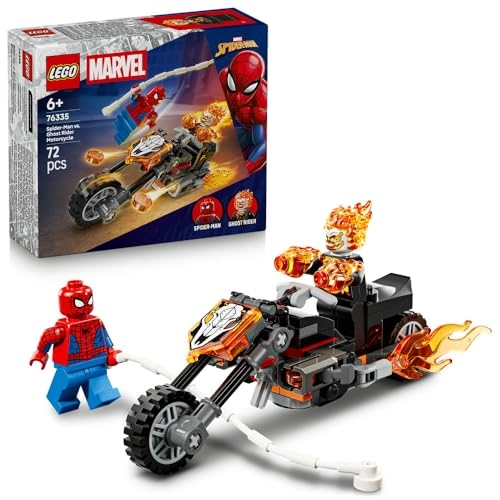 Super Heroes Spider-Man Vs Ghost Rider Motorcycle (76335) - 6+