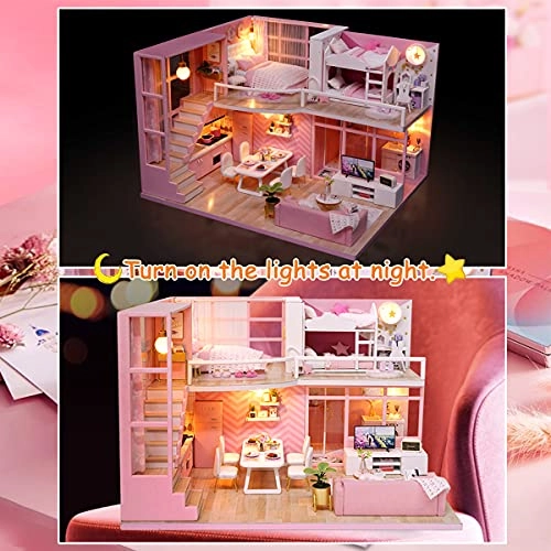 DIY Miniature Dollhouse Kit - Warm Moment 1:24