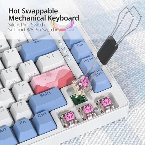 Retro Typewriter Mechanical Keyboard - Wired