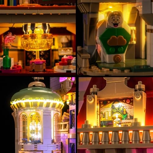 Remote Control Light Kit - Copper Line Beauty and The Beast Castle for LEGO 43263
