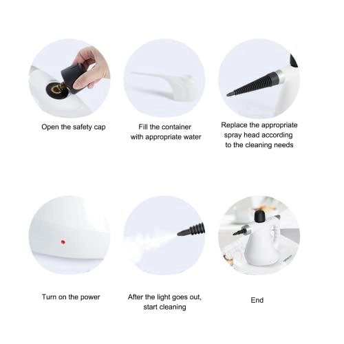 Handheld Pressurized Steam Cleaner - 3.0bar+ 300ml