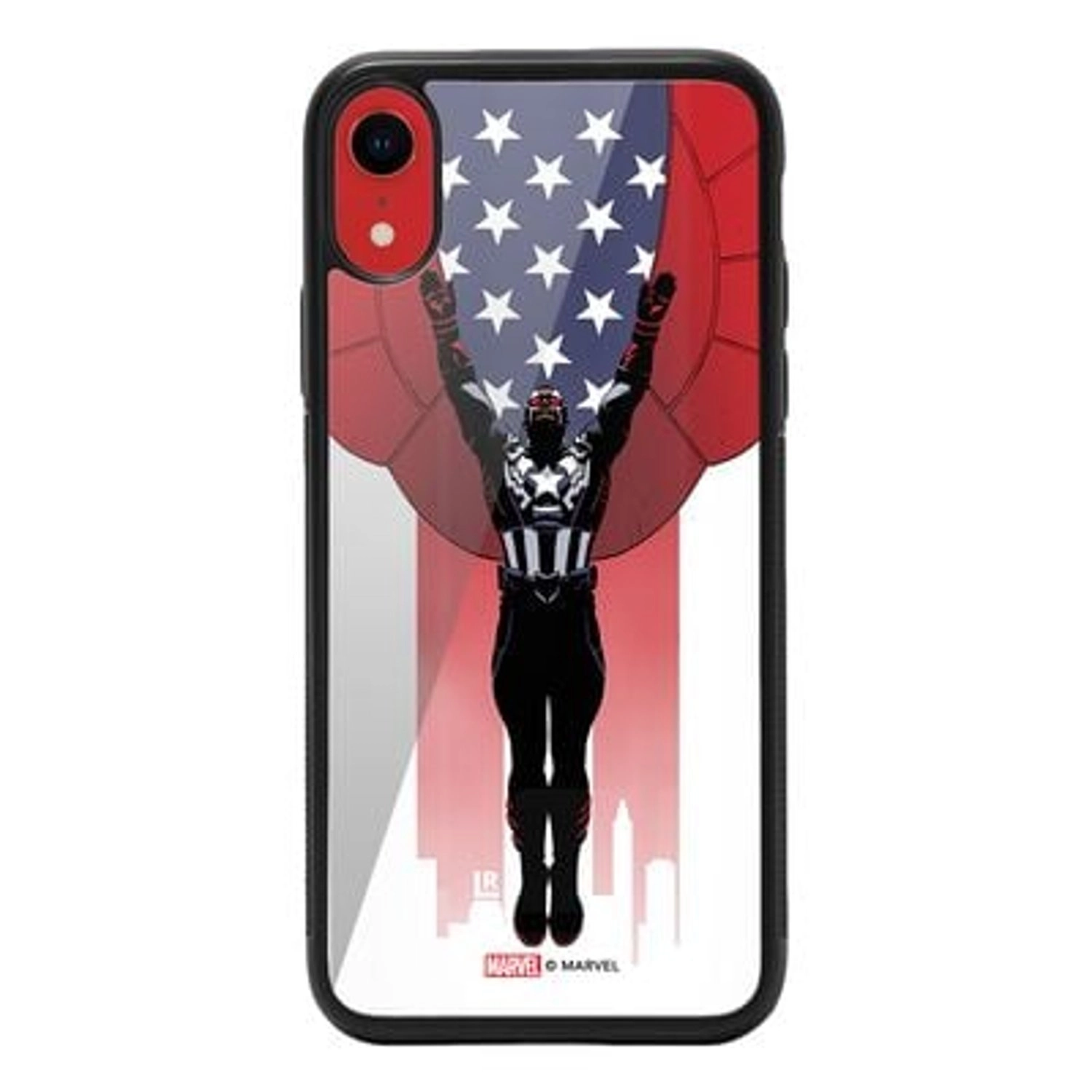 Wackylicious Falcon Captain America Back Case for iPhone XR