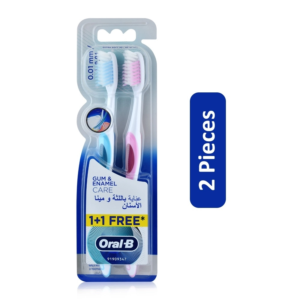 Oral-B Gum & Enamel Care Toothbrush - Extra Soft 2-Piece Pack