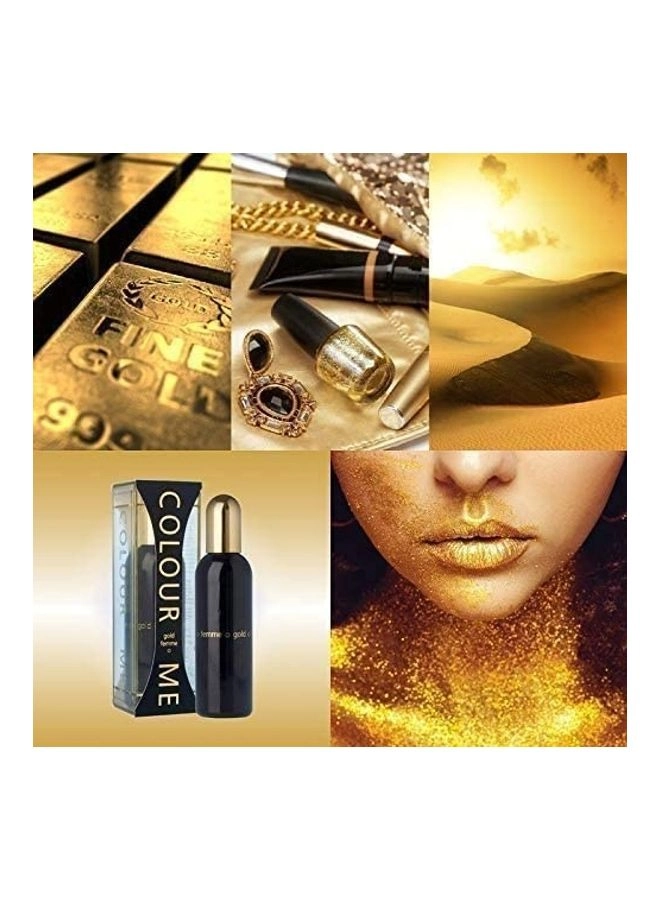 Colour Me Femme Gold Eau de Toilette 100ml Bundle
