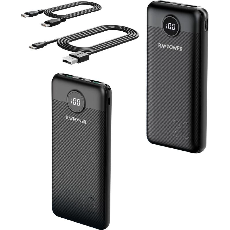 RAVPower RPPB1209 - 10000 mAh + 20000 mAh (Dual Pack)