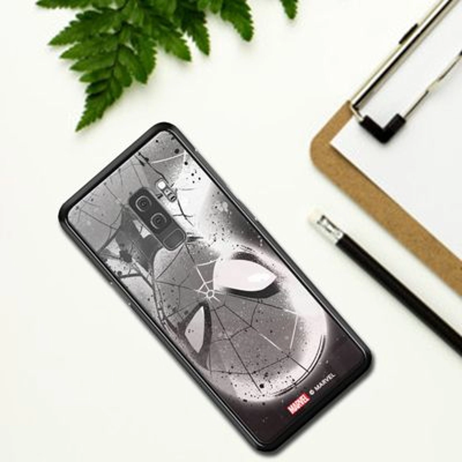 Spiderman Spray paint Back Case for Galaxy S9 Plus