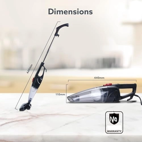 Handheld Vacuum Cleaner - 600W 2-in-1 6.5 kPa