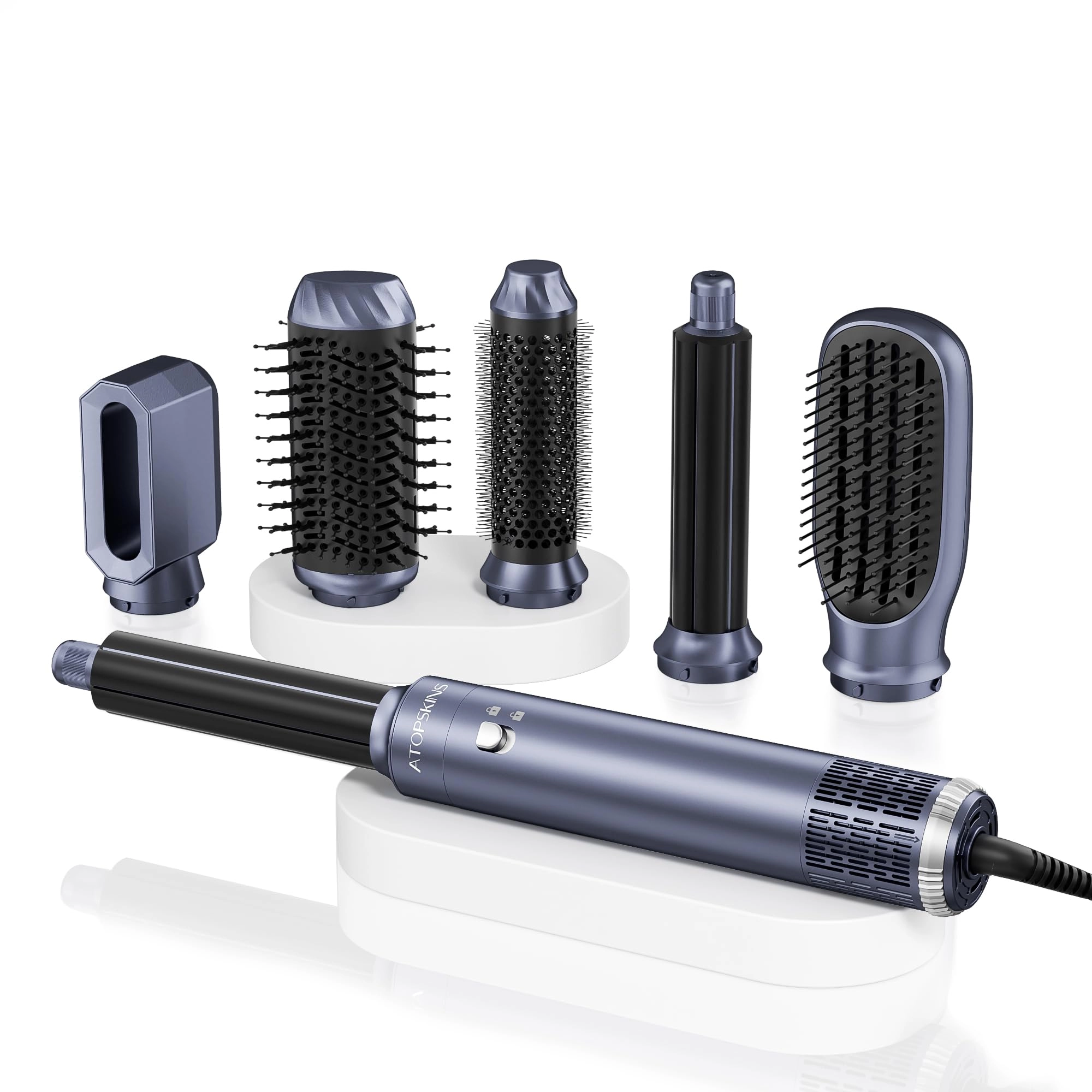 Air Styler - 6 in 1 Negative Ionic 3 Heat Settings