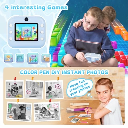 Kids Camera - Dual Camera Instant Print 32GB