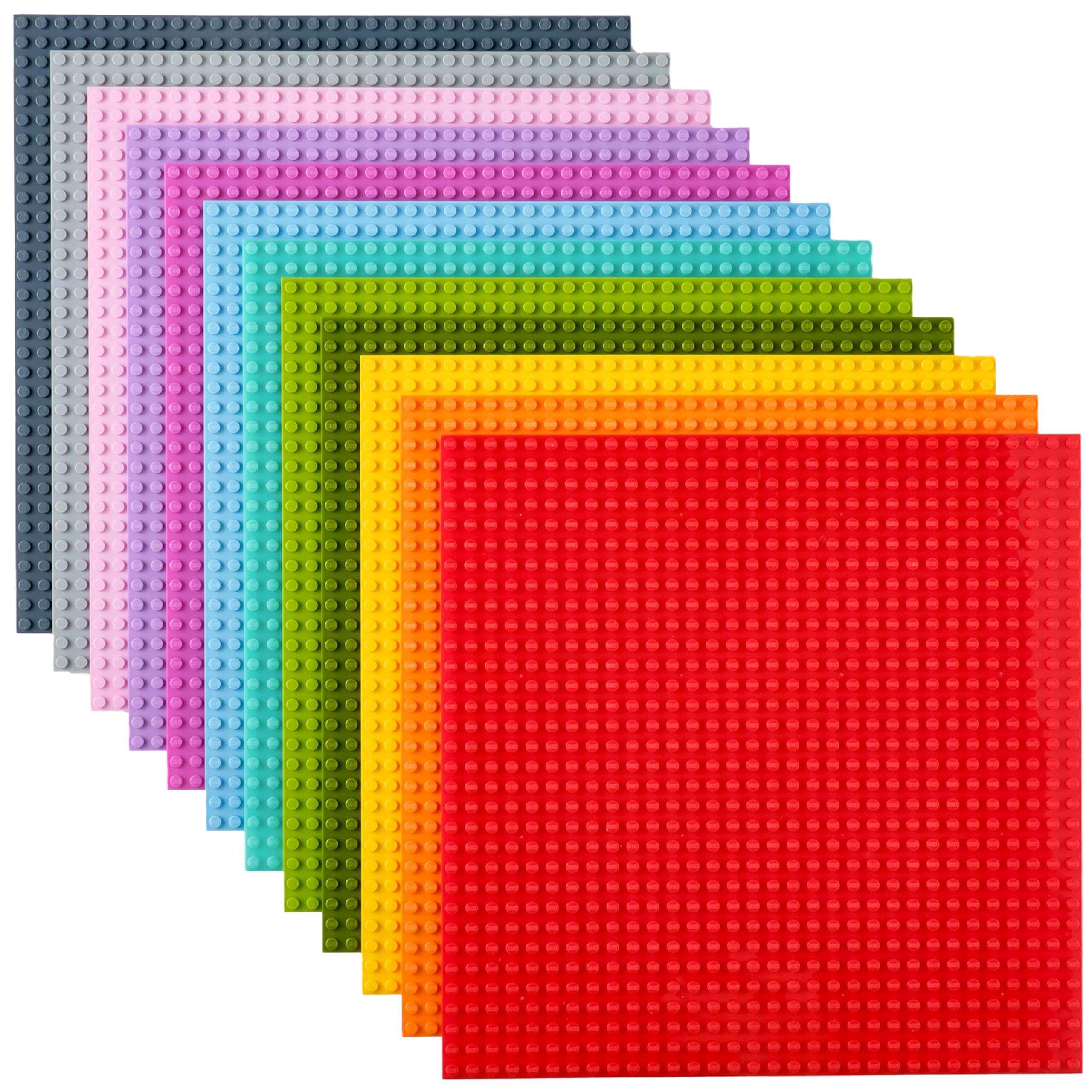 Strictly Briks Stackable Baseplates - 12 pcs